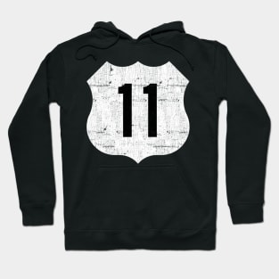 Route 11 -- Vintage Look Design Hoodie